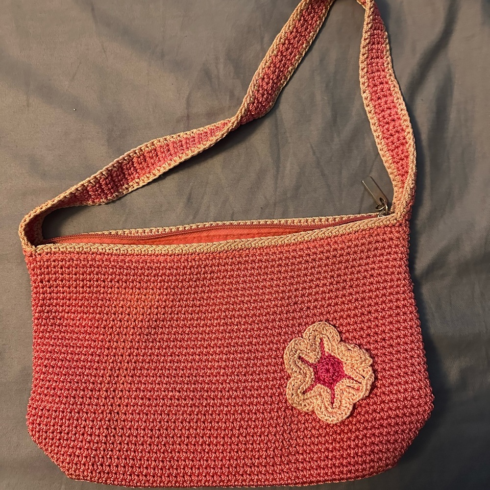 Handcrafted Pink Shoulder Bag